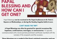 What is a papal blessing?